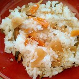 生姜きんぴら椎茸の混ぜご飯